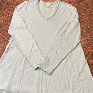 J. Jill Light Teal Merino Wool Sweater